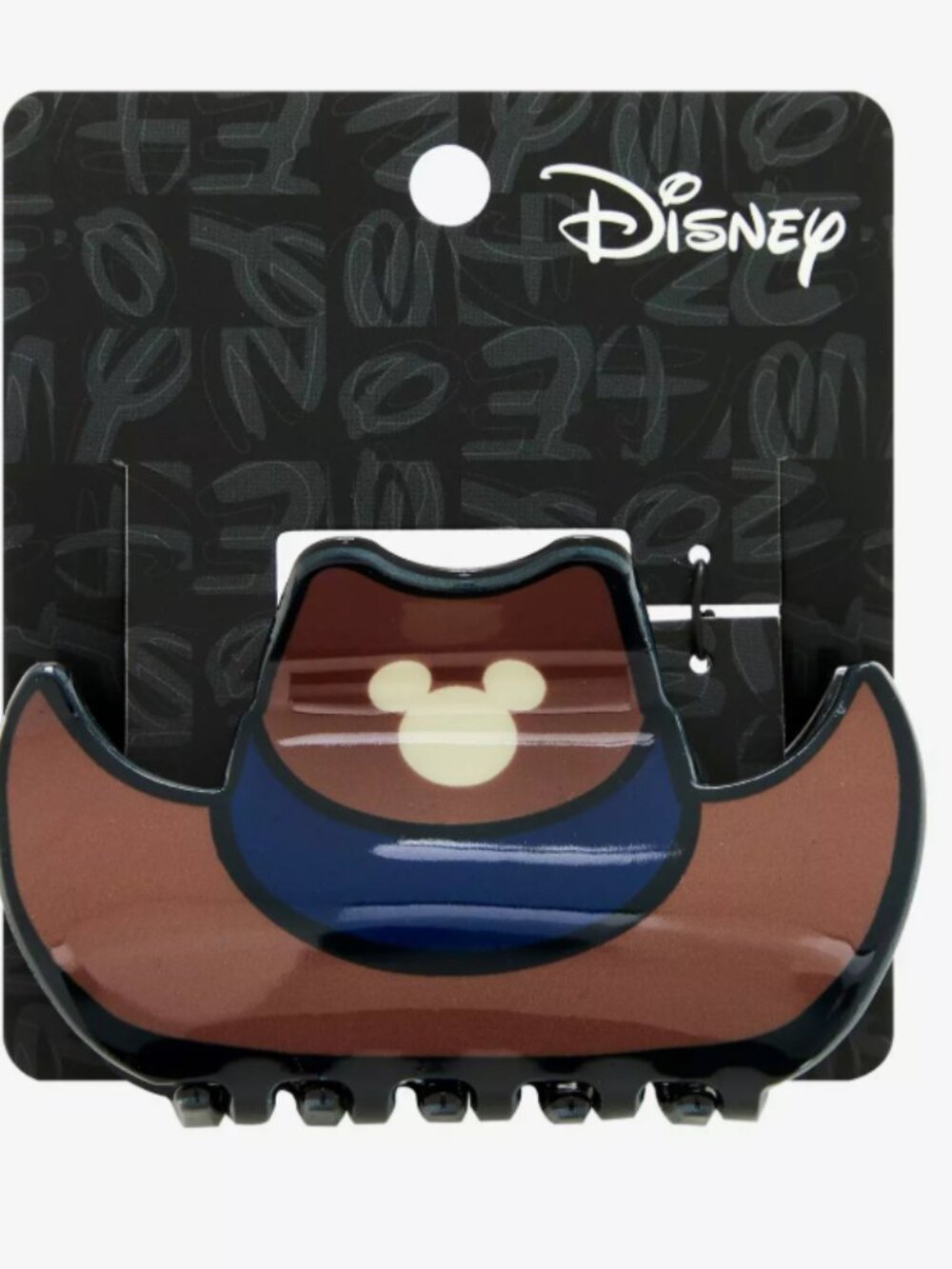 Disney Mickey Mouse Cowboy Hat Figural Claw Clip Hair Clip